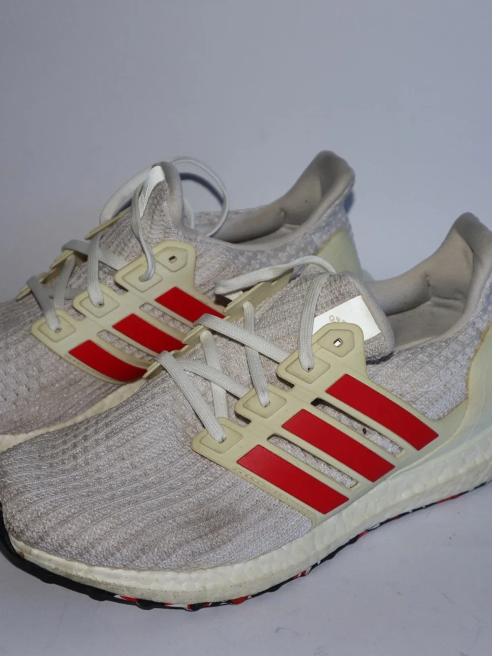 Adidas UltraBoost 4.0 Red Stripes Men's 8.5